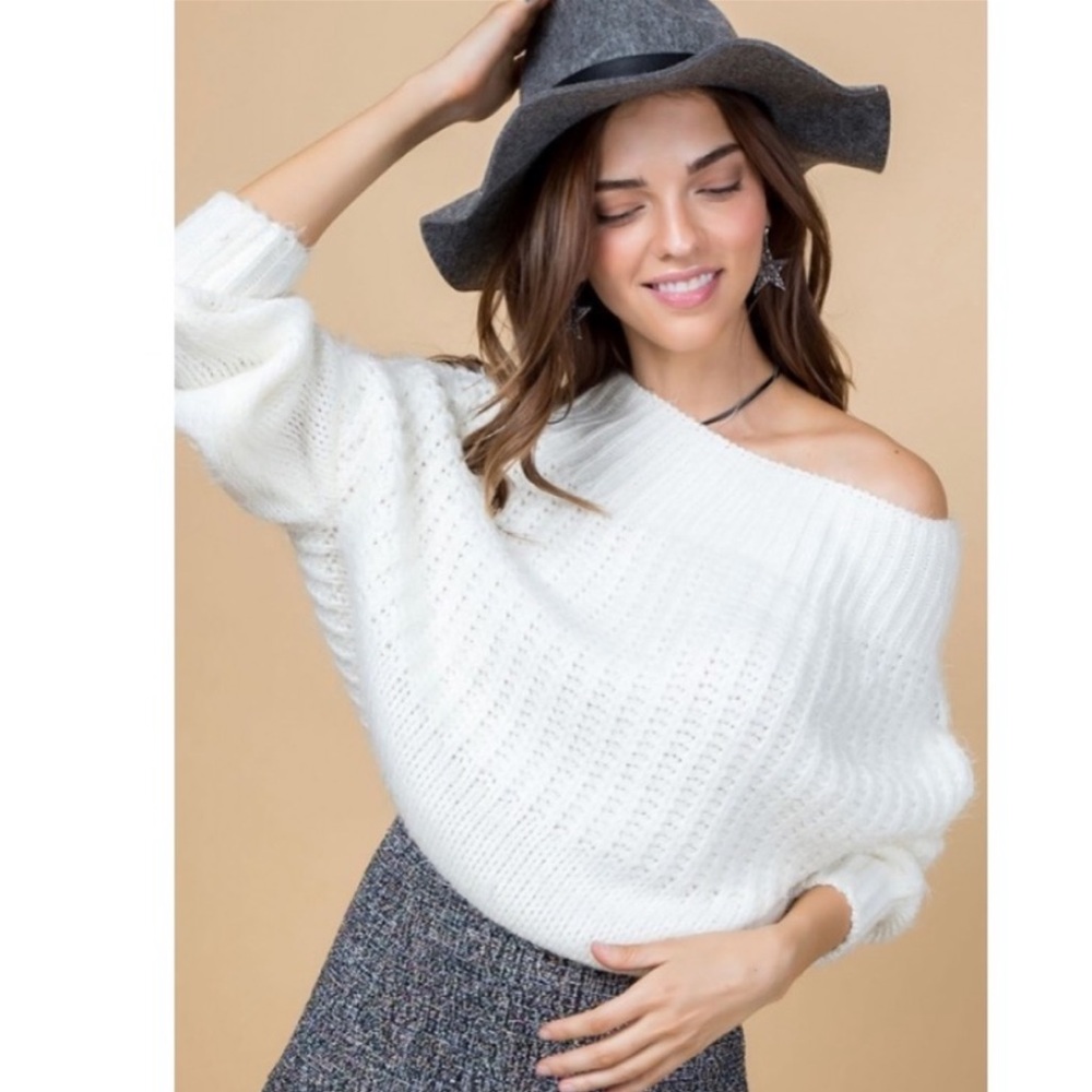Off the Shoulder Sweater
